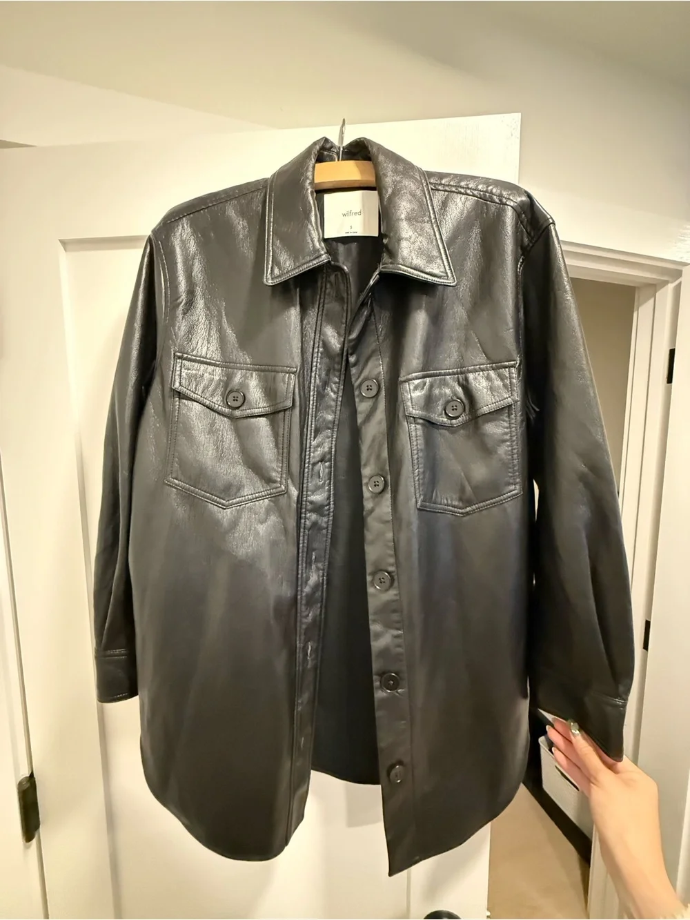 Aritzi Wilfred Vegan Leather Shacket
